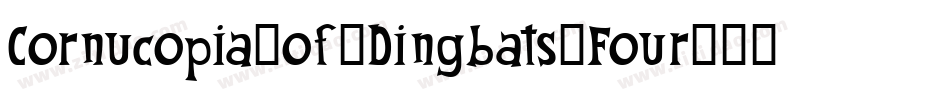 Cornucopia-of-Dingbats-Four字体转换