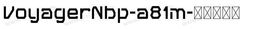 VoyagerNbp-a81m字体转换