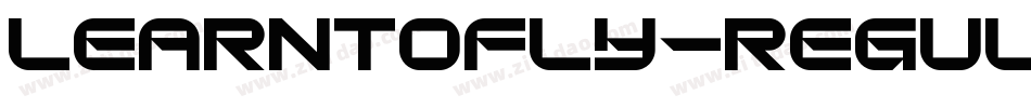 LearntoFly-Regular字体转换