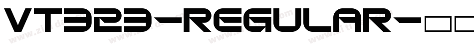 VT323-Regular字体转换