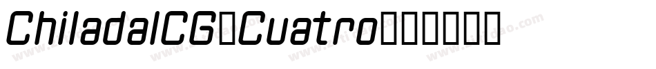 ChiladaICG-Cuatro字体转换