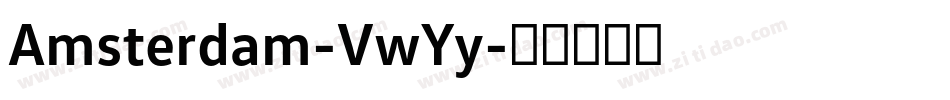 Amsterdam-VwYy字体转换