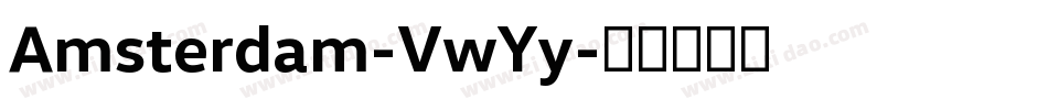 Amsterdam-VwYy字体转换