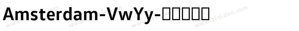 Amsterdam-VwYy字体转换