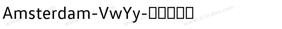 Amsterdam-VwYy字体转换