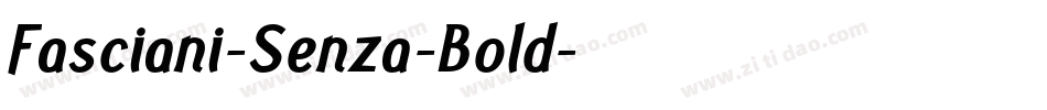 Fasciani-Senza-Bold字体转换