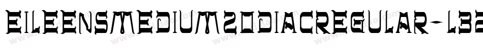 EileensmediumzodiacRegular-L32W字体转换