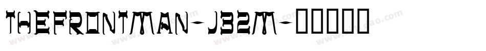TheFrontman-j32M字体转换
