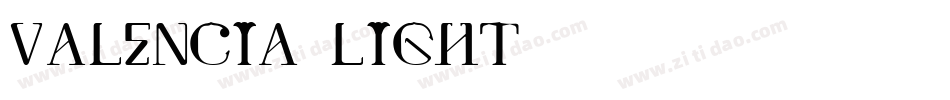 Valencia-Light字体转换