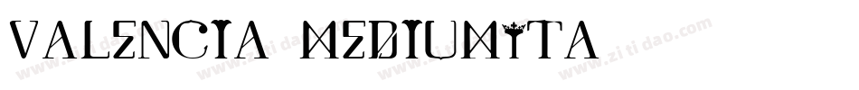 Valencia-MediumIta字体转换