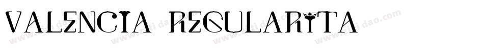 Valencia-RegularIta字体转换