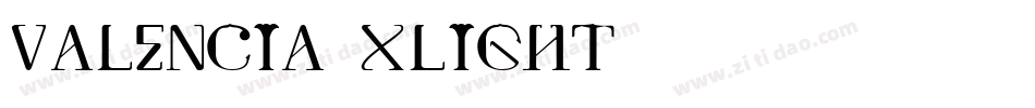 Valencia-Xlight字体转换
