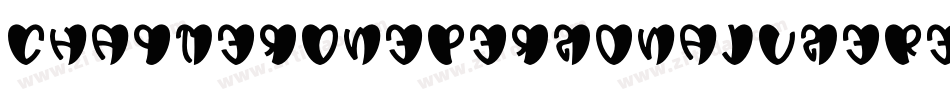 ChapterOnePersonalUseRegular-GDGP字体转换