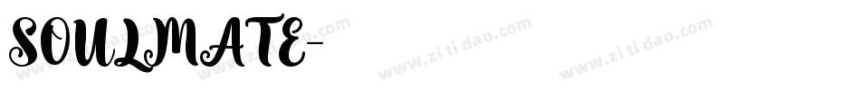 SOULMATE字体转换