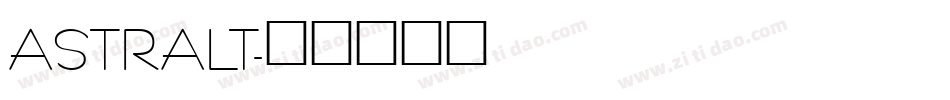 ASTRALT字体转换