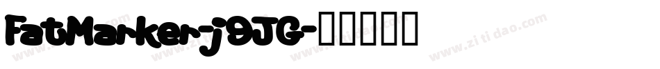 FatMarker-j9JG字体转换