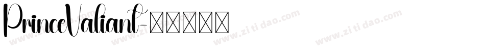 PrinceValiant字体转换