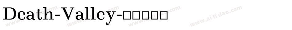 Death-Valley字体转换