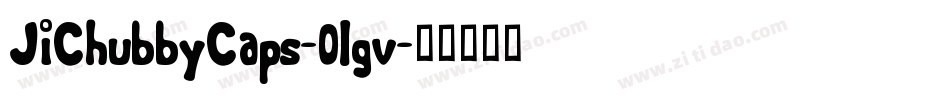 JiChubbyCaps-0lgv字体转换