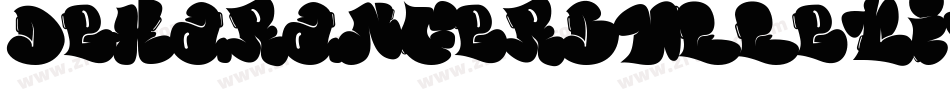 DekarangerBulletItalic-YZoy字体转换