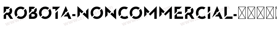 Robota-NonCommercial字体转换