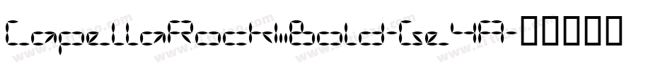 CapellaRockIiiBold-Ge4A字体转换