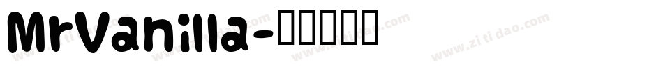 MrVanilla字体转换