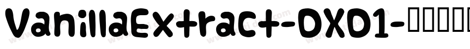 VanillaExtract-DXD1字体转换