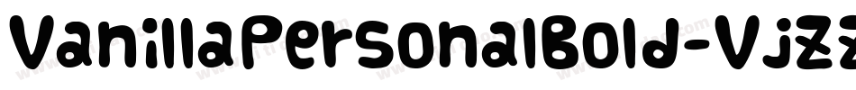 VanillaPersonalBold-VjZZ字体转换