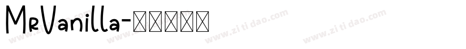MrVanilla字体转换