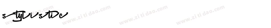 Stylistic字体转换