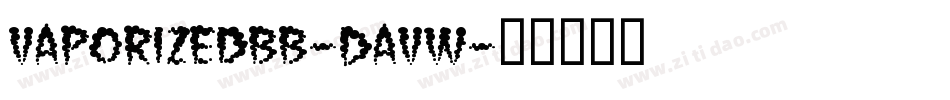 Vaporizedbb-DaVW字体转换