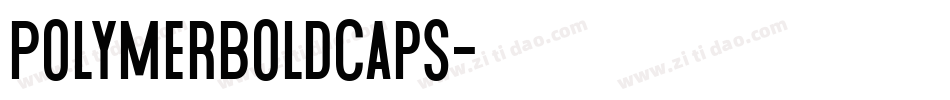 PolymerBoldCaps字体转换