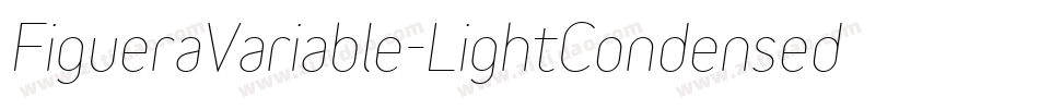 FigueraVariable-LightCondensed字体转换