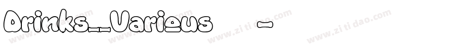 Drinks__Various手机版字体转换
