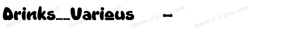 Drinks__Various手机版字体转换