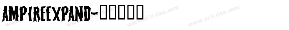 ampireexpand字体转换