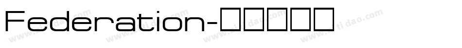 Federation字体转换