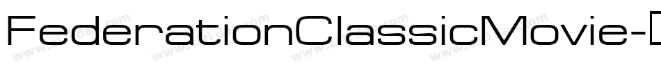 FederationClassicMovie字体转换