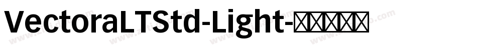 VectoraLTStd-Light字体转换