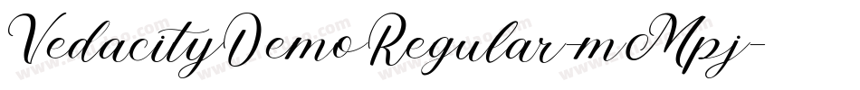 VedacityDemoRegular-mMpj字体转换 VedacityDemoRegular-mMpj字体转换