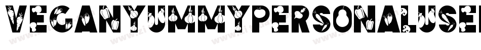 VeganYummyPersonalUseRegular-jEVB7字体转换