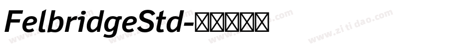 FelbridgeStd字体转换