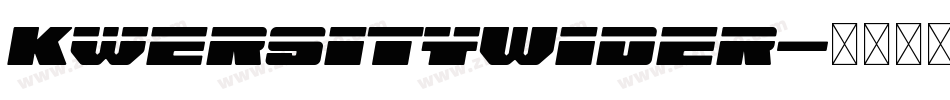 KwersityWider字体转换