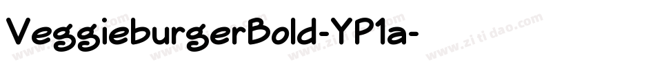 VeggieburgerBold-YP1a字体转换