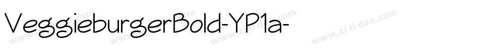 VeggieburgerBold-YP1a字体转换