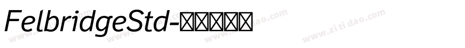 FelbridgeStd字体转换