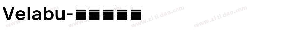 Velabu字体转换