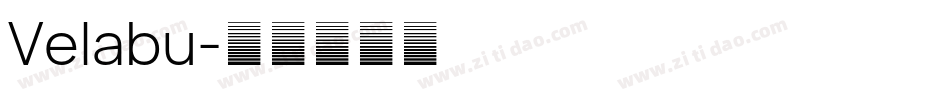 Velabu字体转换