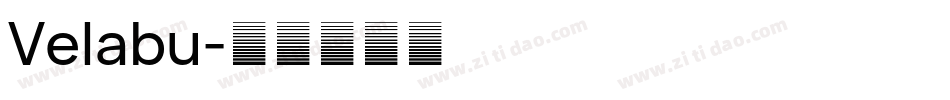 Velabu字体转换